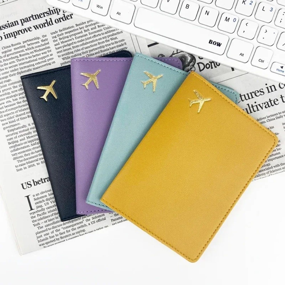Travel Accessories For Plane - حافظة جواز سفر من الجلد الصناعي