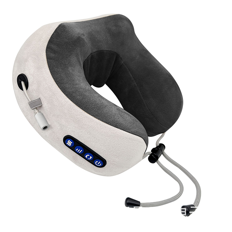 Neck Pillow Memory Foam - 2025 مدلك الرقبة الكهربائية الاهتزاز ثلاثية