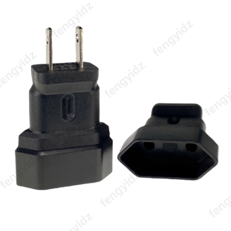 Travel Accessories Europe - الولايات المتحدة 2-دبابيس مسطحة نوع A