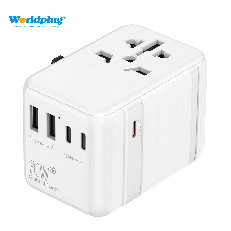 Travel Adapter Universal - محول طاقة عالمي للسفر مع منافذ
