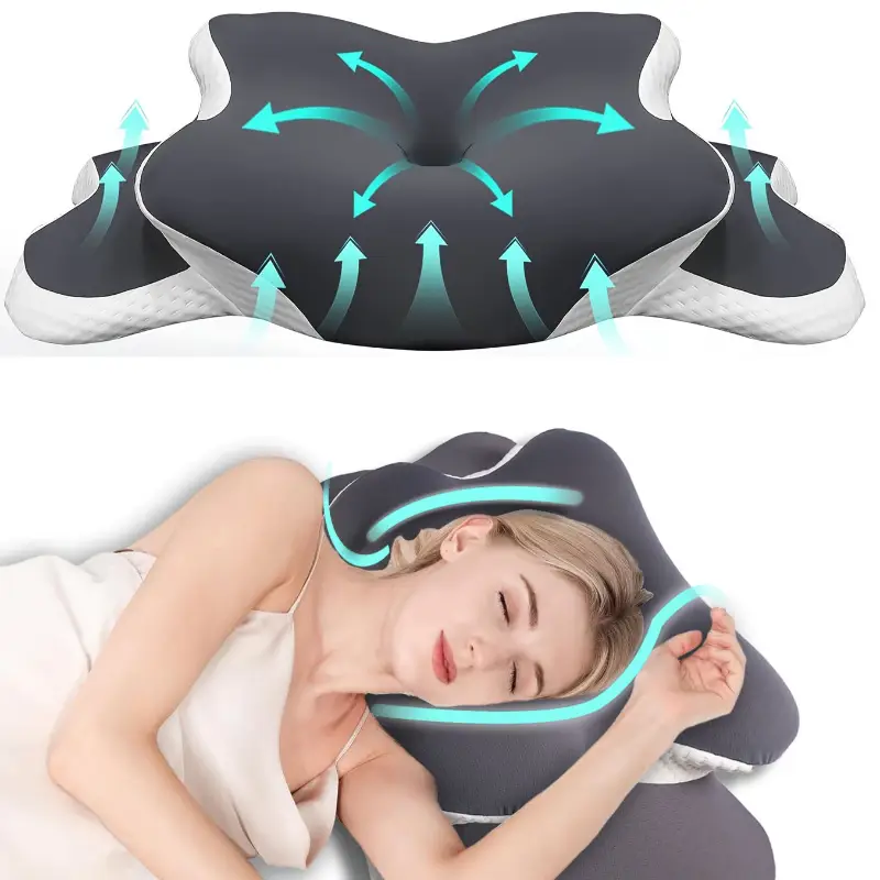 Neck Pillow Memory Foam - وسادة رقبة مريحة من الفوم المتكيف