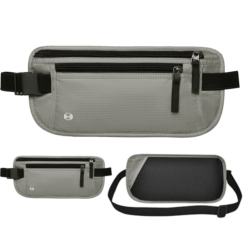 Money Belt Hidden - حقيبة خصر غير مرئية للسفر لحمل