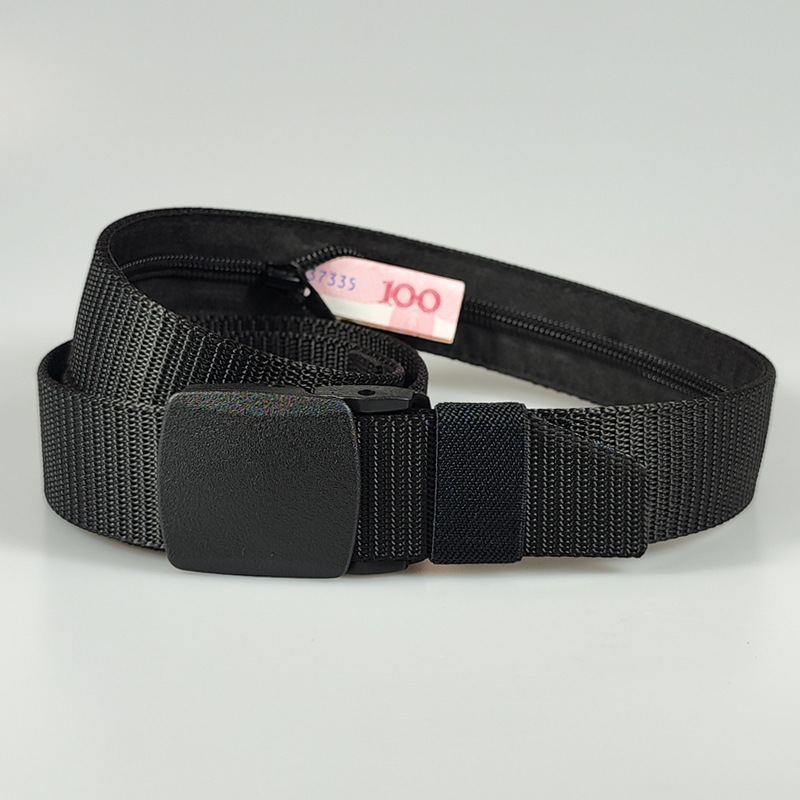 Money Belt Hidden - حزام سفر مضاد للسرقة للرجال، متوفر