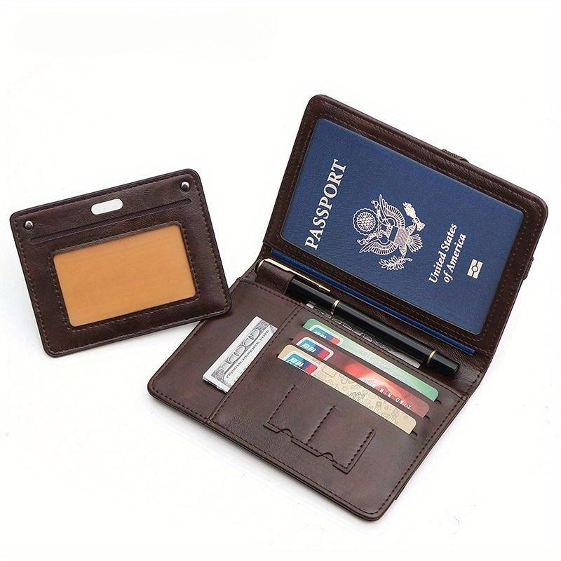 Travel Accessories For Plane - محفظة جواز سفر خفيفة الوزن مع