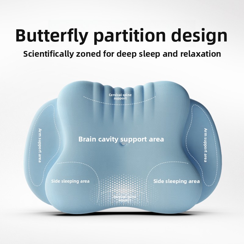 وسادة على شكل فراشة من الفوم ذ - مراجعة Neck Pillow Memory Foam وسعره