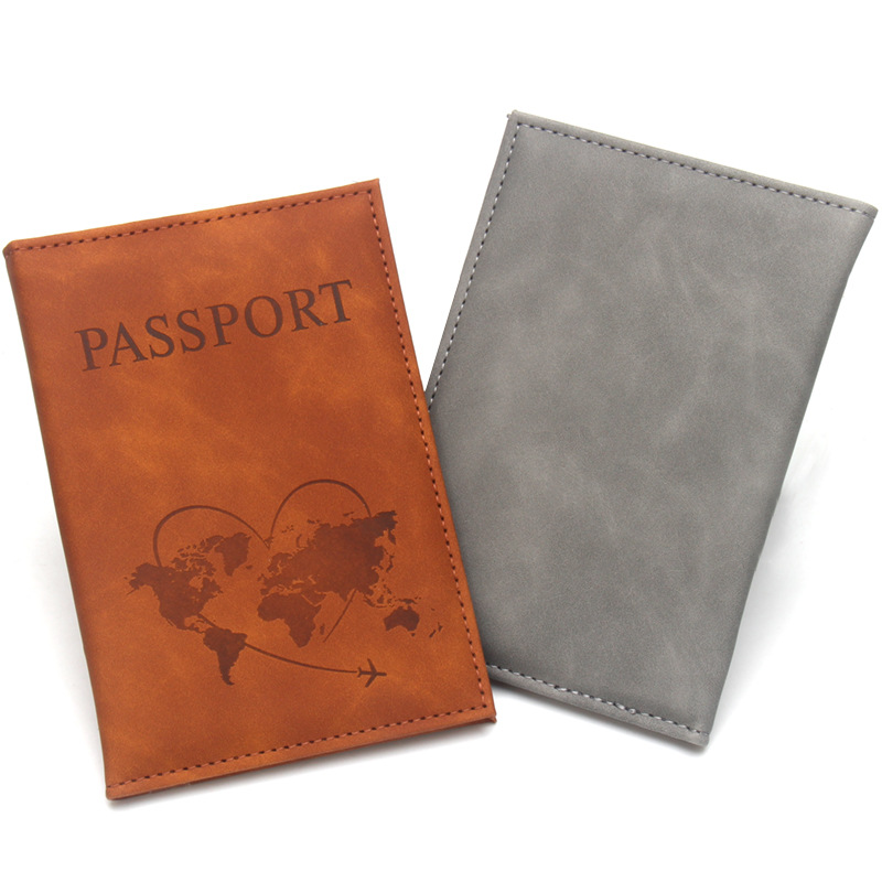 خريطة جميلة غطاء جواز السفر مو - مراجعة Passport Holder Rfid وسعره