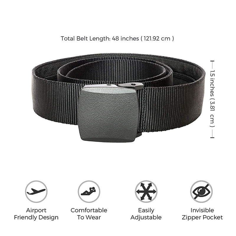 حقيبة خصر مضادة للسرقة للسفر ب - مراجعة Money Belt Hidden وسعره