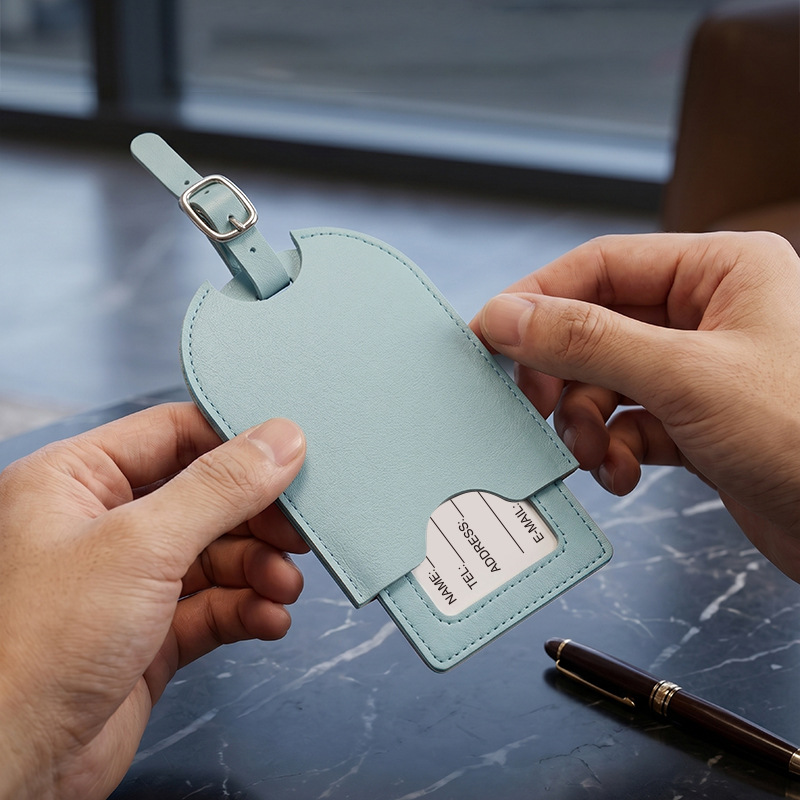 بطاقة أمتعة جلدية أنيقة للرجال - مراجعة Travel Accessories Bag For Women وسعره