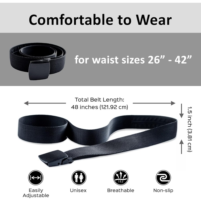 حزام أمان للسفر مع جيب مخفي وح - مراجعة Money Belt Hidden وسعره