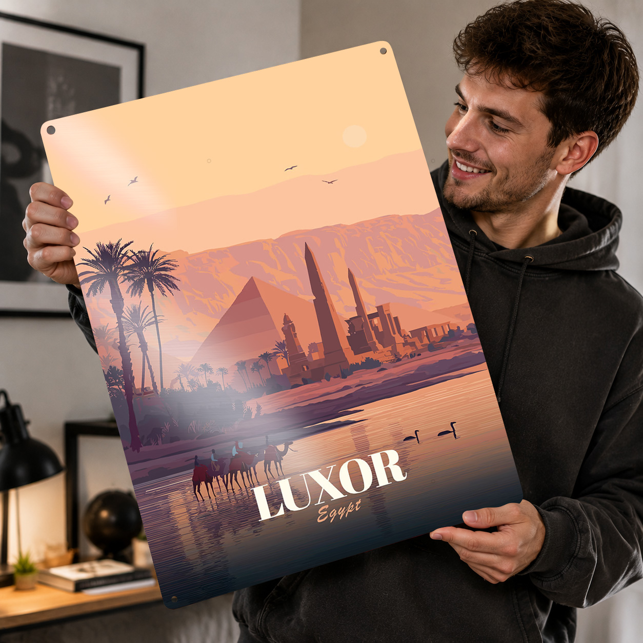 لوحة معدنية تذكارية لسفر إلى ل - مراجعة Travel Accessories Egypt وسعره