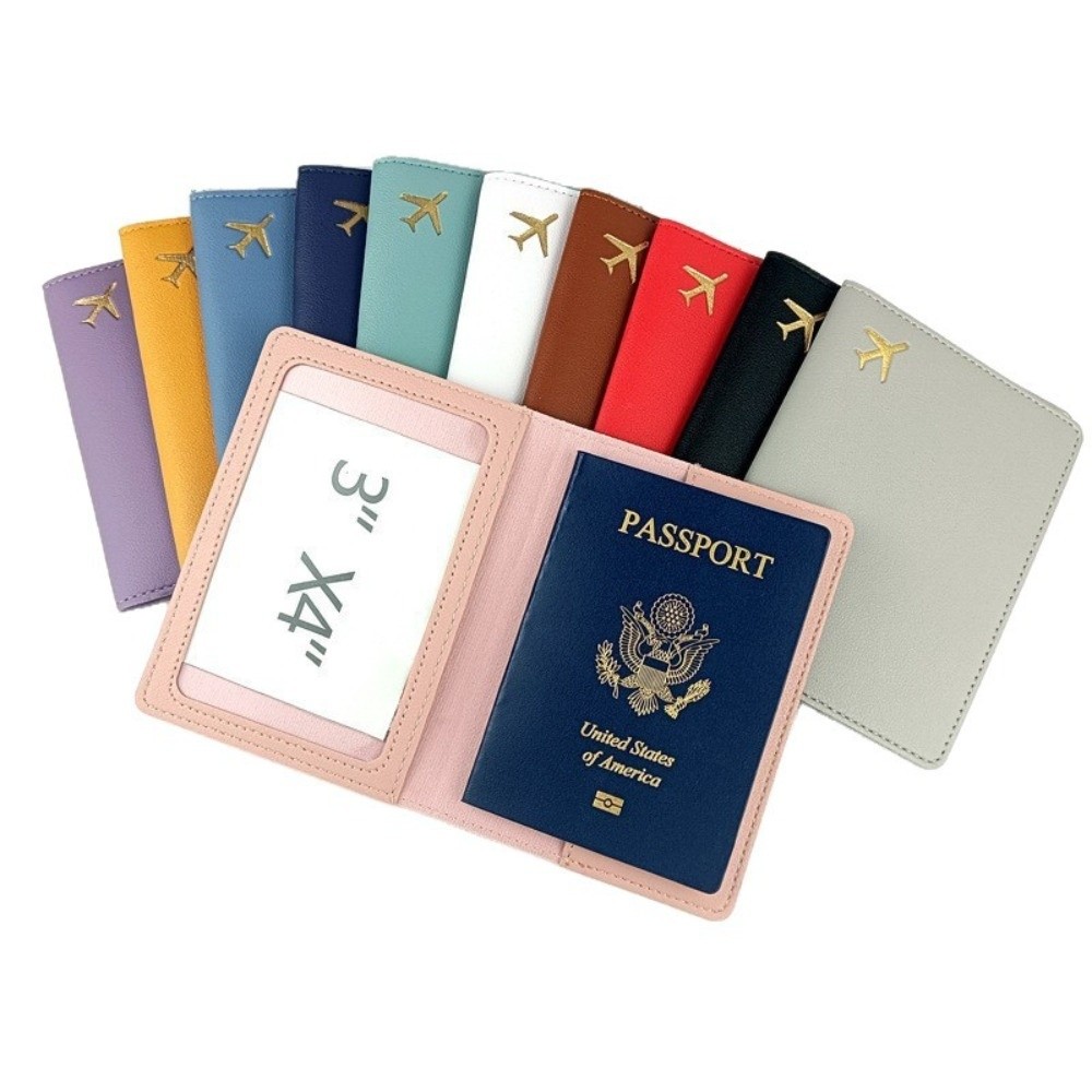 حافظة جواز سفر من الجلد الصناع - مراجعة Travel Accessories For Plane وسعره