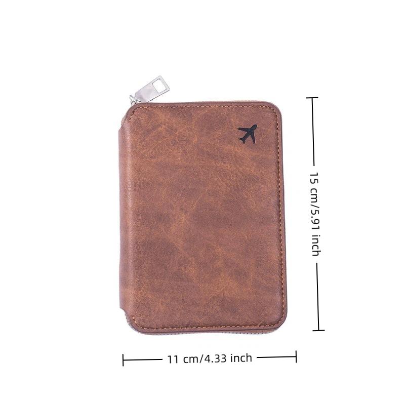 حافظة جواز سفر بسحاب، سعة كبير - مراجعة Travel Accessories For Plane وسعره