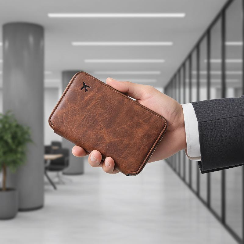 حافظة جواز سفر بسحاب، سعة كبير - مراجعة Travel Accessories For Plane وسعره