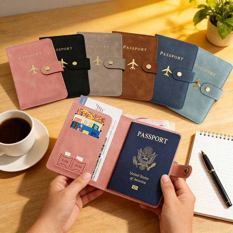 حافظة جواز سفر جلدية للسفر، مح - مراجعة Travel Accessories For Plane وسعره