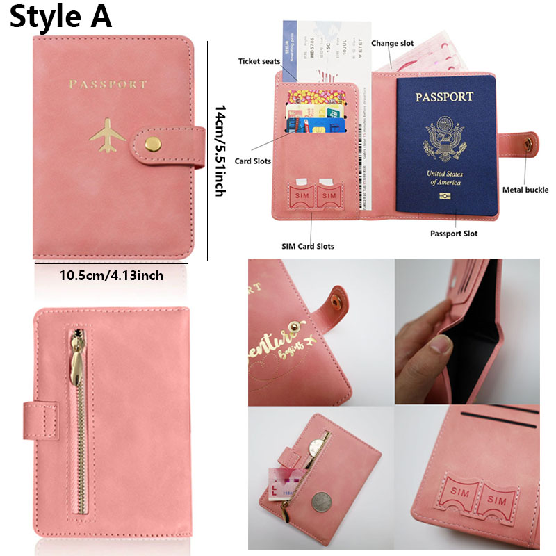 حافظة جواز سفر جلدية للسفر، مح - مراجعة Travel Accessories For Plane وسعره