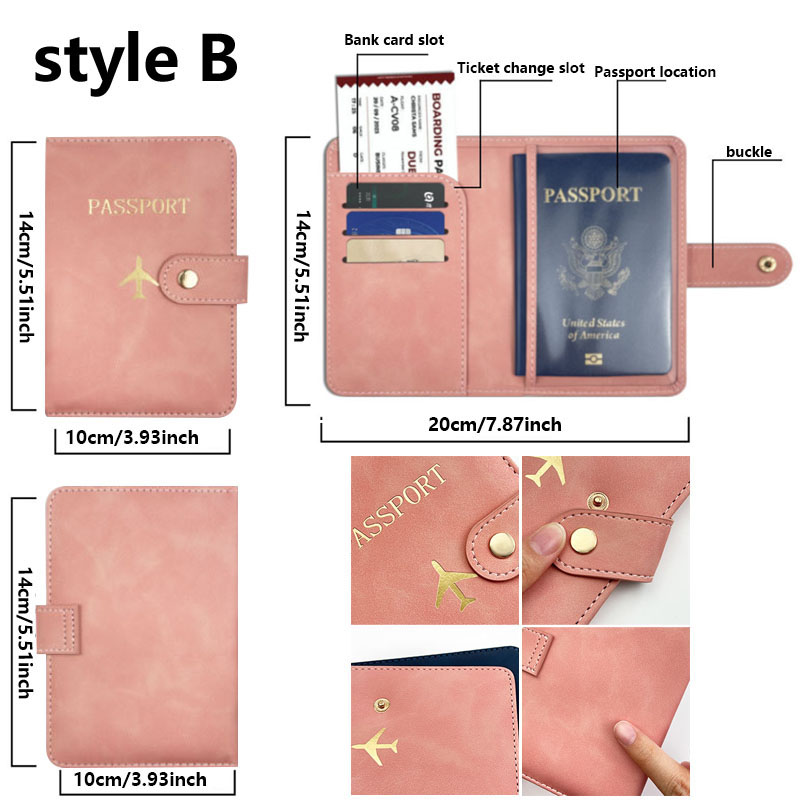 حافظة جواز سفر جلدية للسفر، مح - مراجعة Travel Accessories For Plane وسعره
