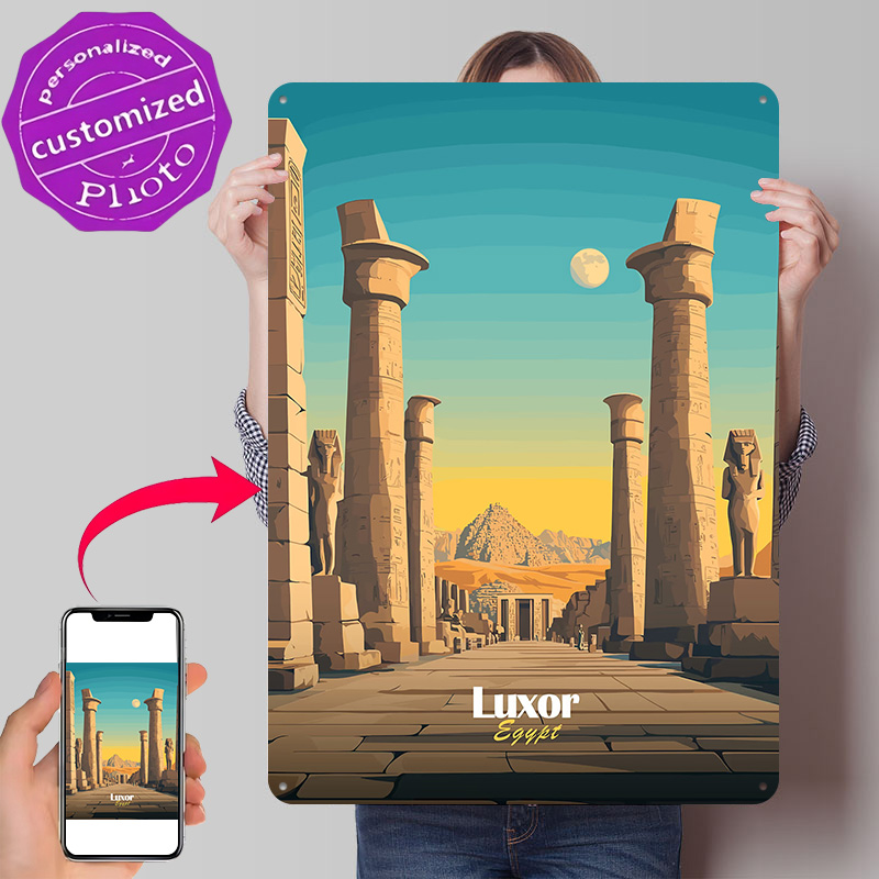 لوحة معدنية بتصميم لوكر مصر، ه - مراجعة Travel Accessories Egypt وسعره
