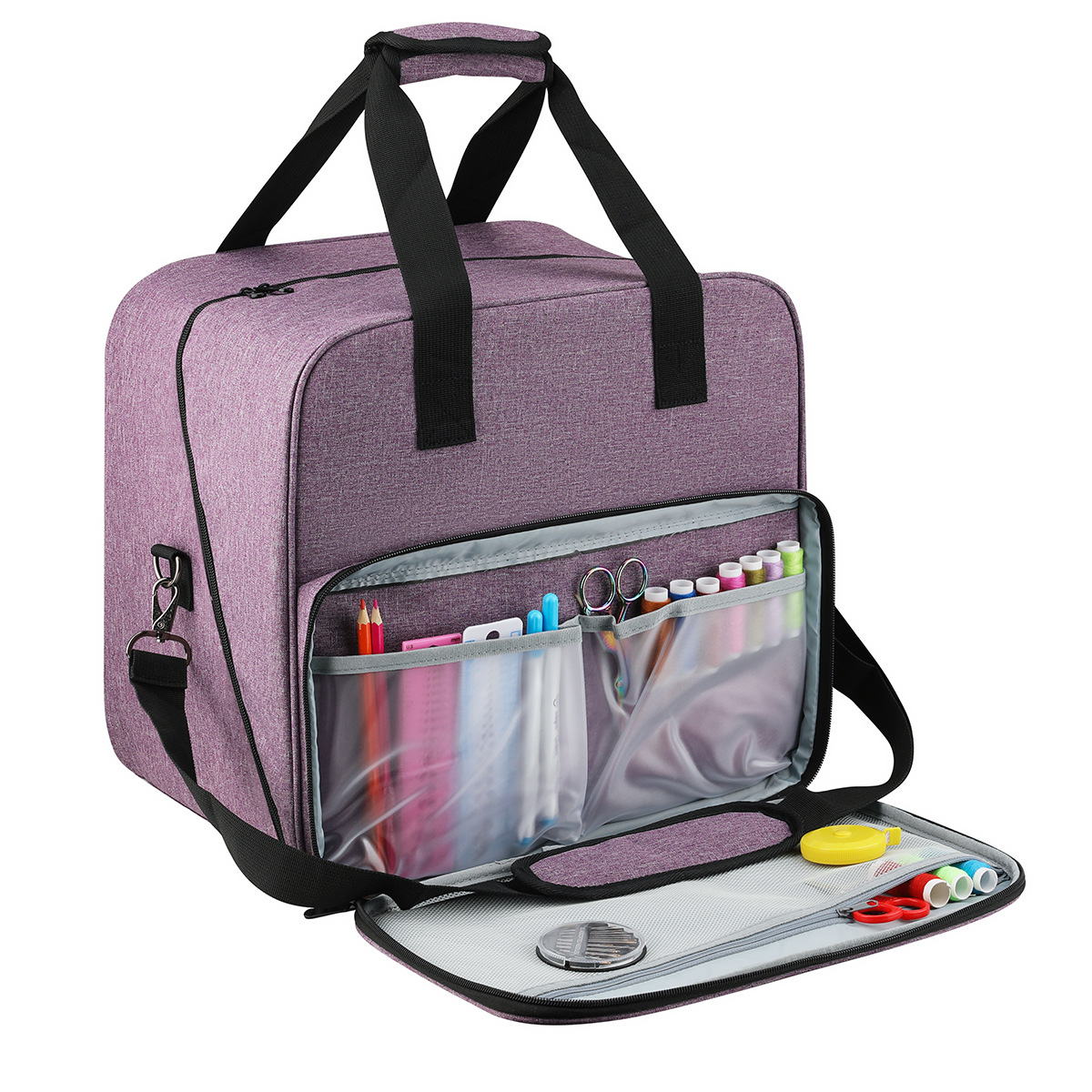 حقيبة ماكينة خياطة كبيرة لون ر - مراجعة Travel Accessories Bag For Women وسعره