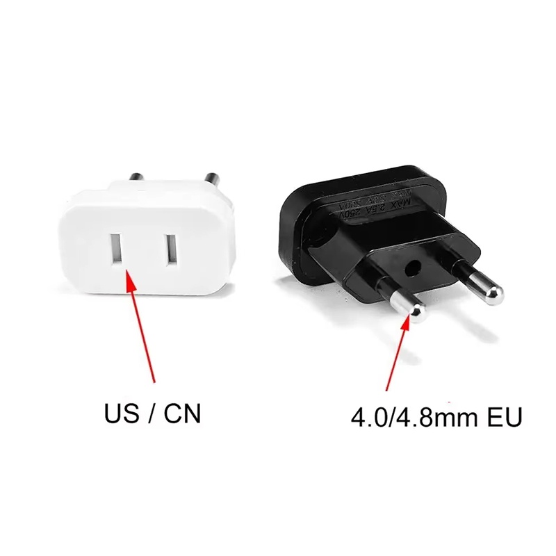 محول قابس كهربائي 4.0/4.8 مم م - مراجعة Travel Accessories Europe وسعره