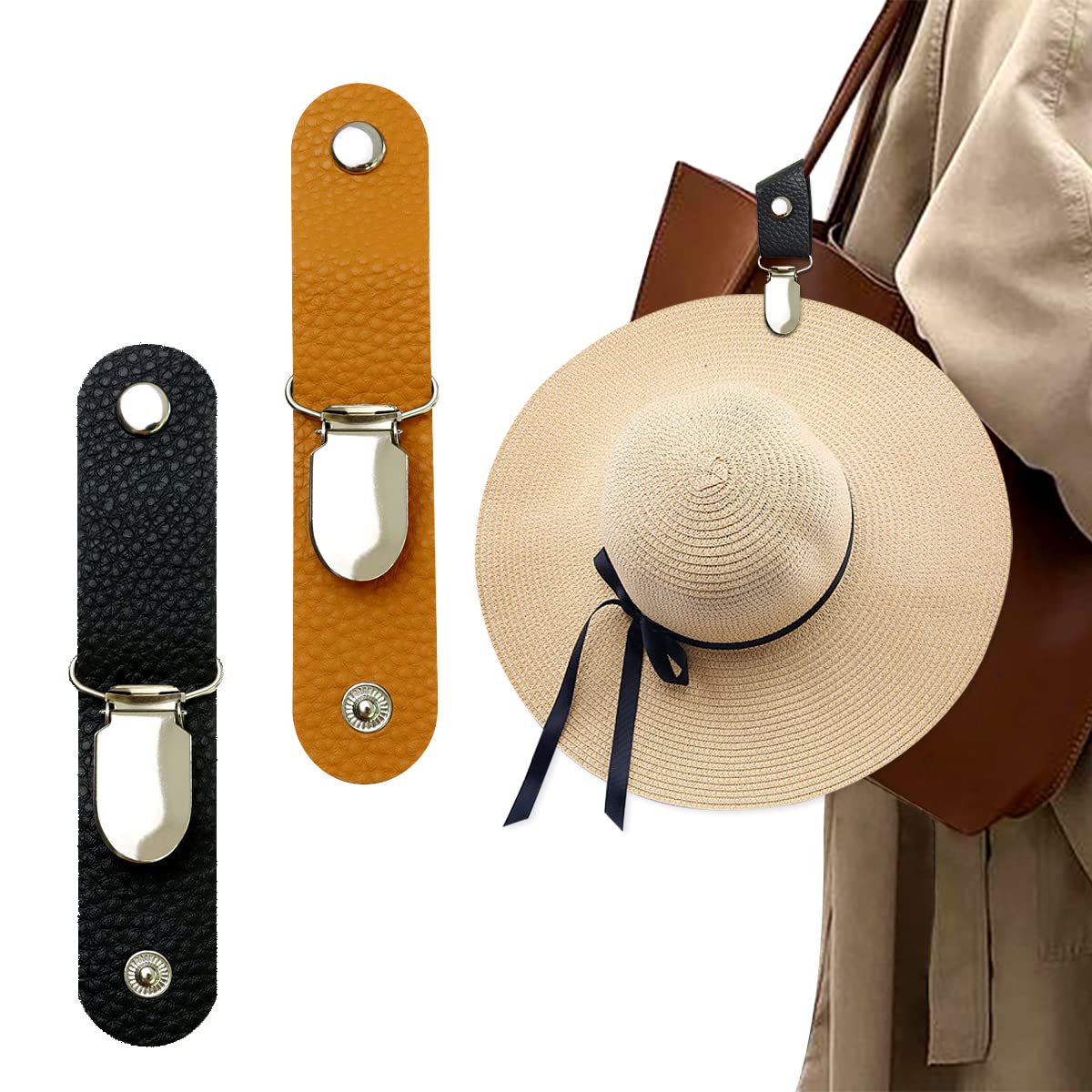 مشبك قبعة من الجلد الصناعي للس - مراجعة Travel Accessories Bag For Women وسعره